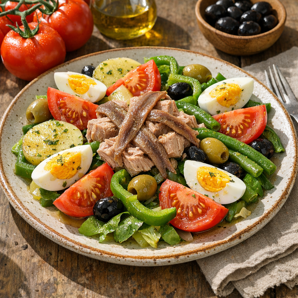 La Recette Salade Niçoise réussie, entre tradition et variantes