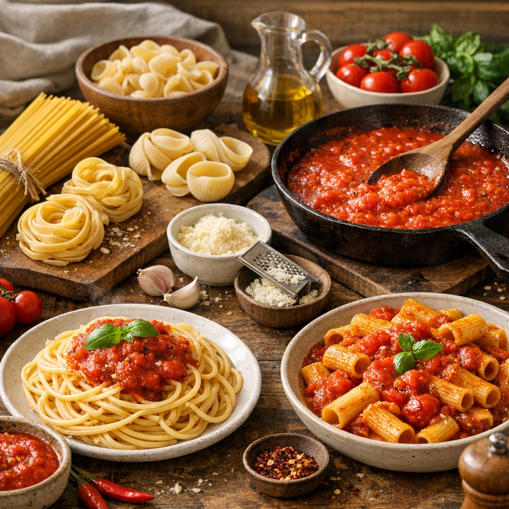 Réussir vos pâtes à l’italienne&nbsp; : la bonne forme pour la bonne sauce
