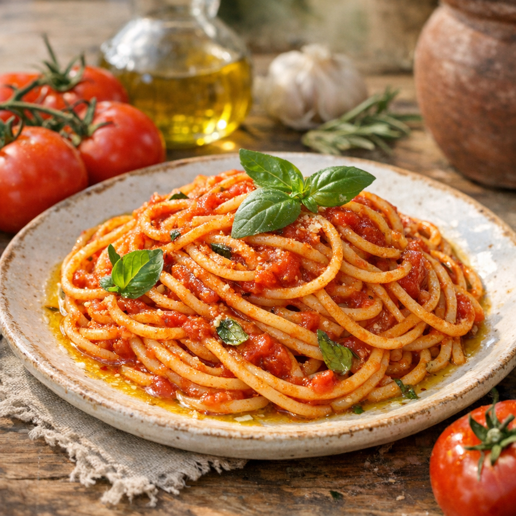 La recette de Sauce tomate pour pâtes : simple, juste, parfumée