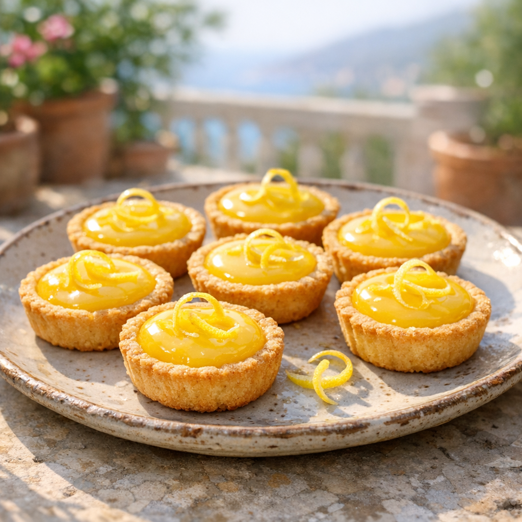 Cette recette de Tartelettes au citron reste nette jusqu’au service