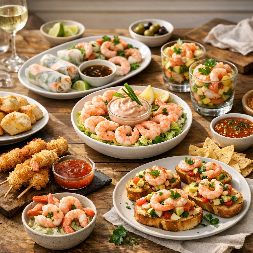 Toutes nos idées d’entrées et d’apéritifs à base de crevettes roses
