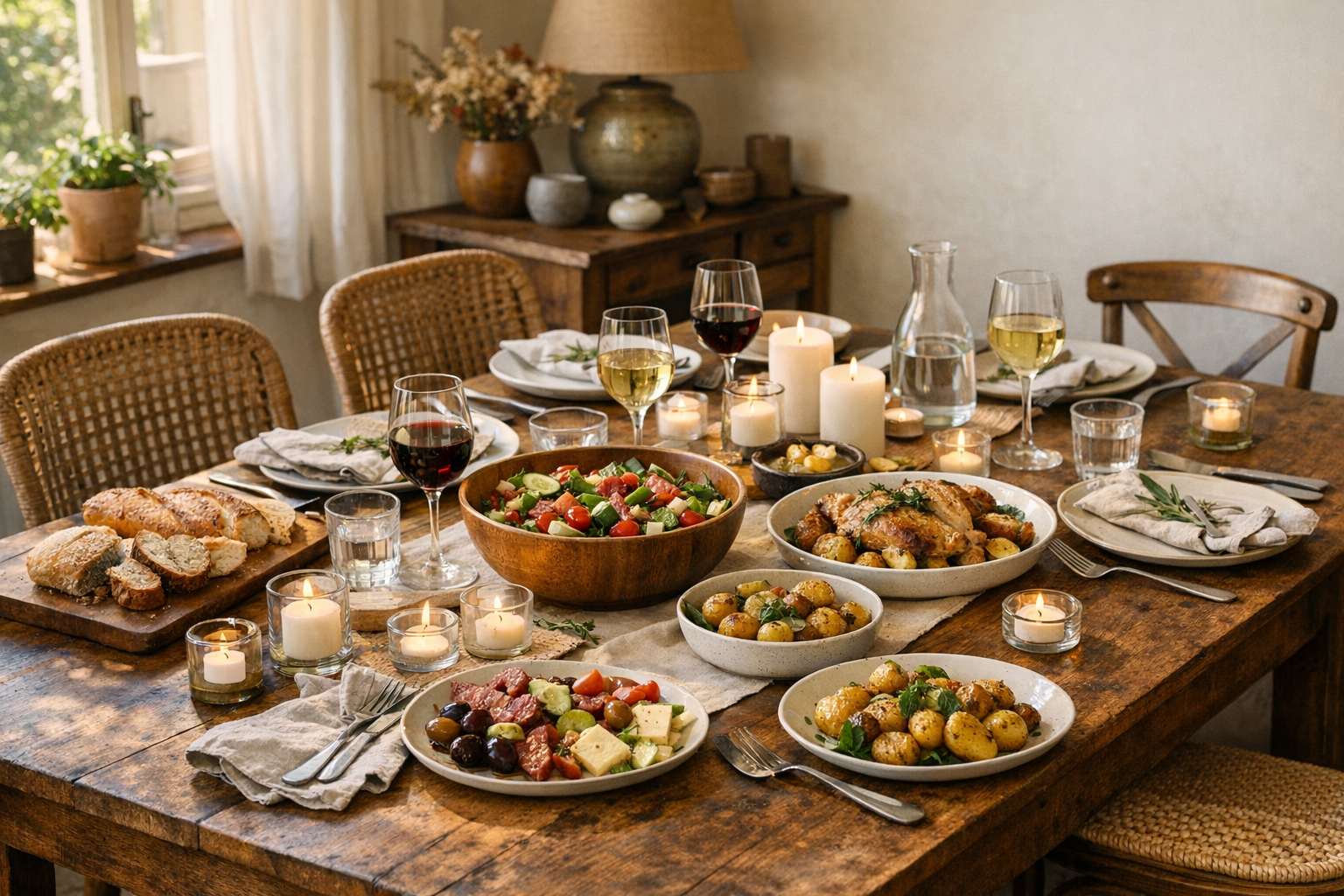 Recevoir simplement: l'art de la table conviviale