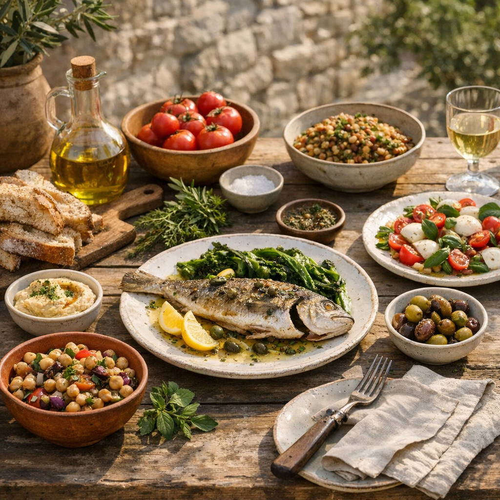 Composer un repas méditerranéen sans céder aux clichés santé