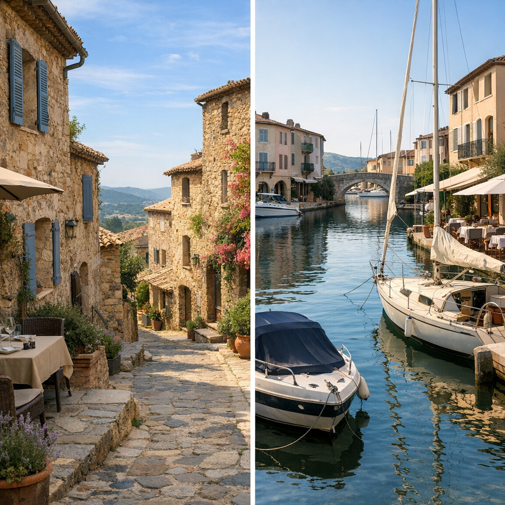 Choisir un Restaurant à Grimaud selon le village ou le Port