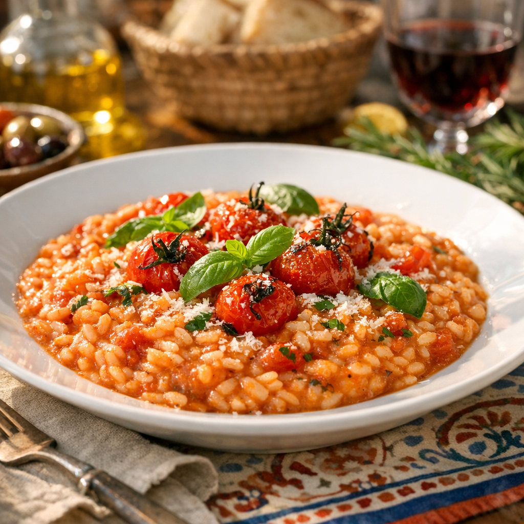Le risotto aux tomates : recette, cuisson et variantes