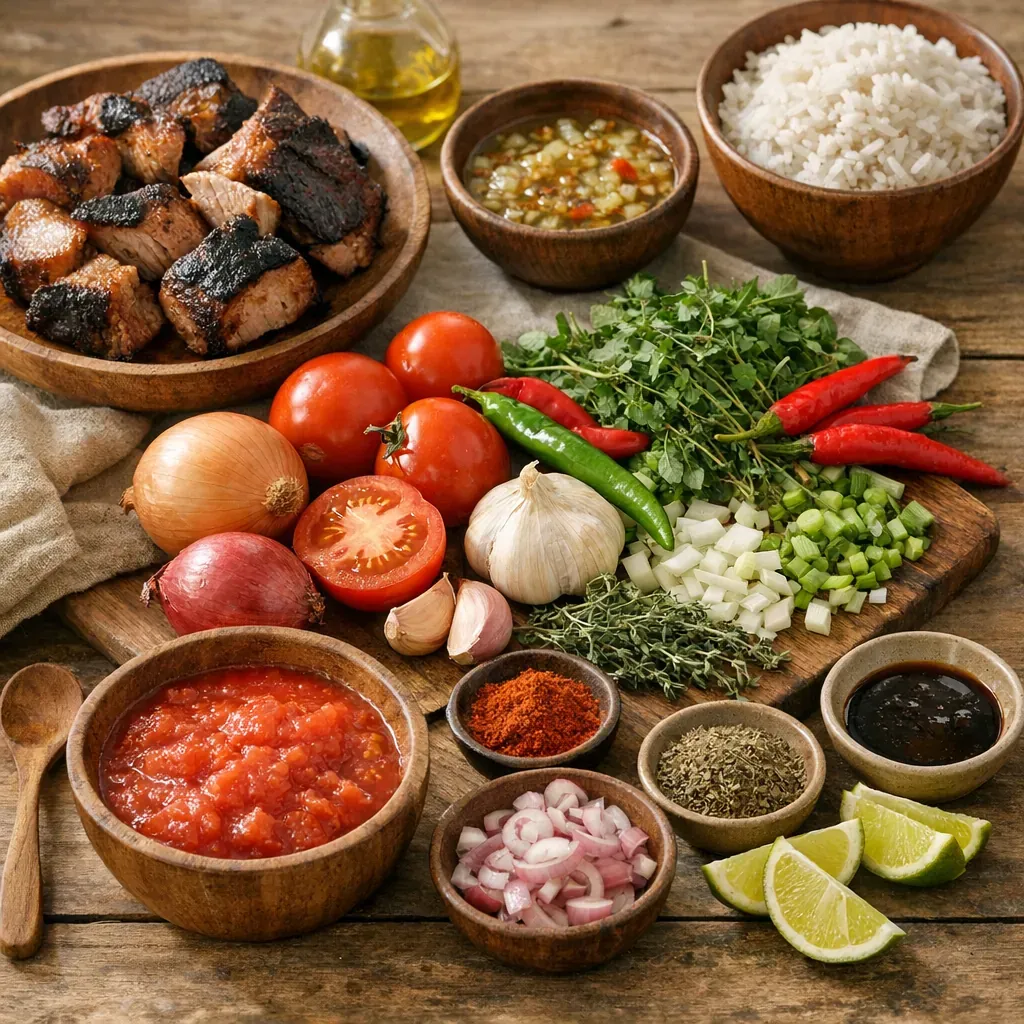 Ingrédients de la recette