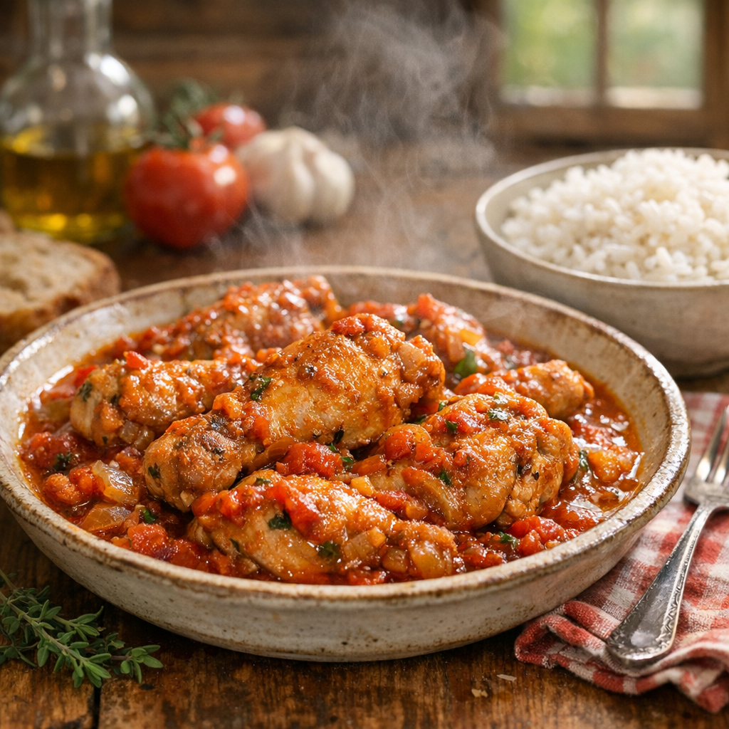 Le rougail de poulet : une recette simple, vive et généreuse