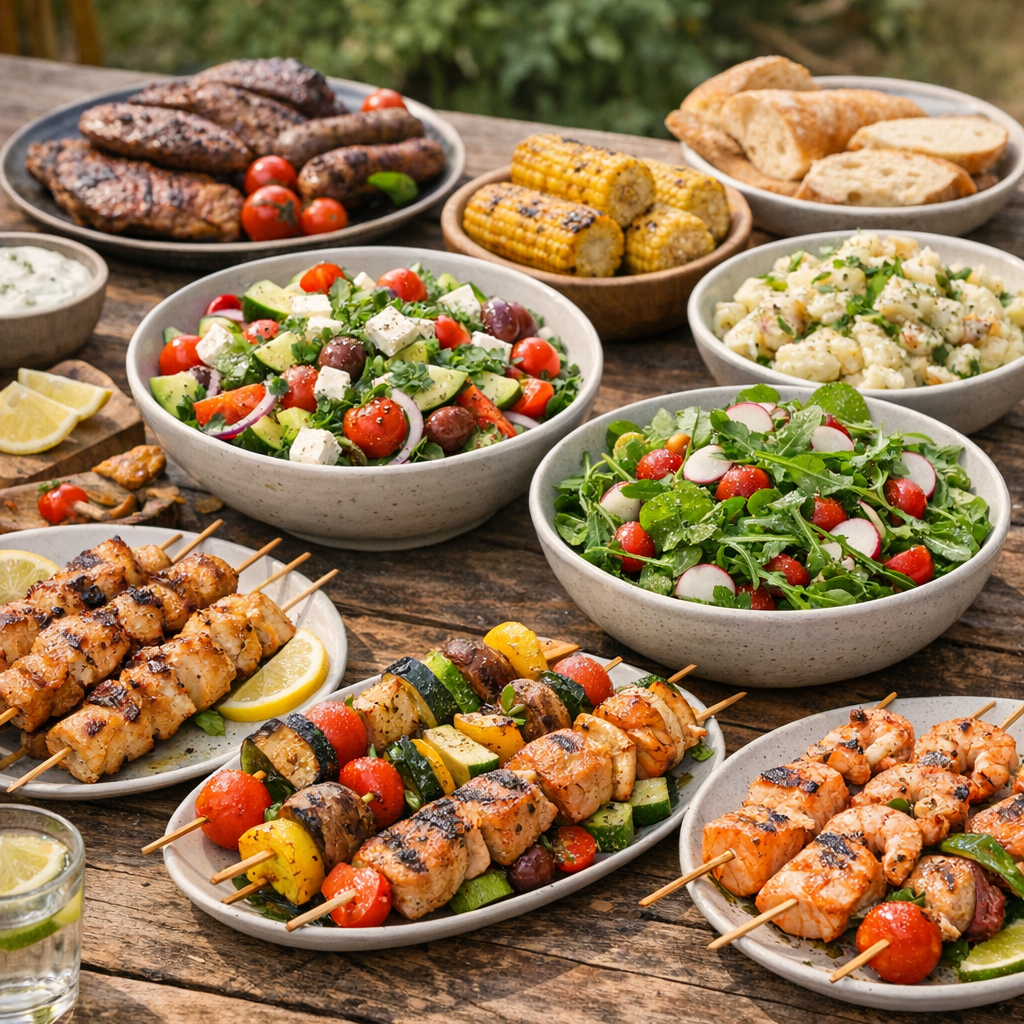 Que servir avec des brochettes et grillades : les accords précis selon viande, poisson ou légumes
