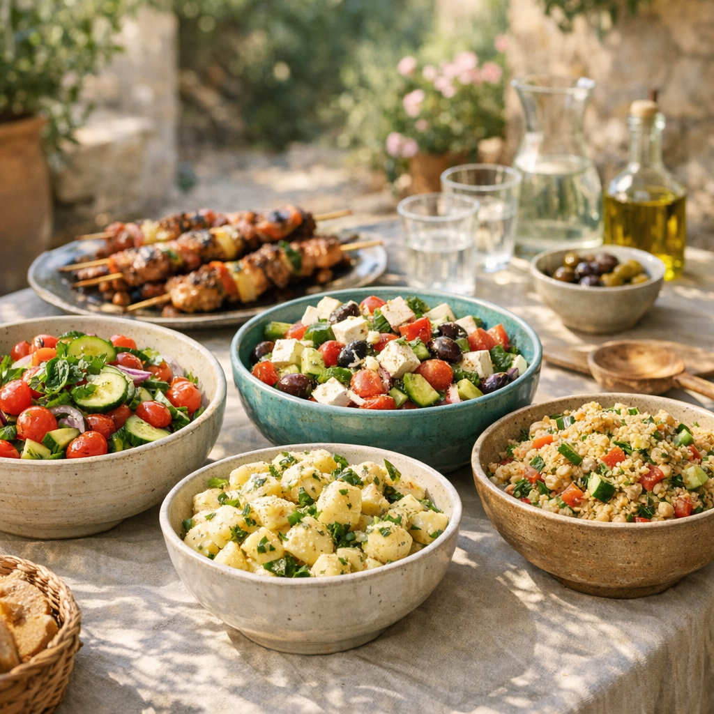 Quelles salades servir pour accompagner un barbecue ?