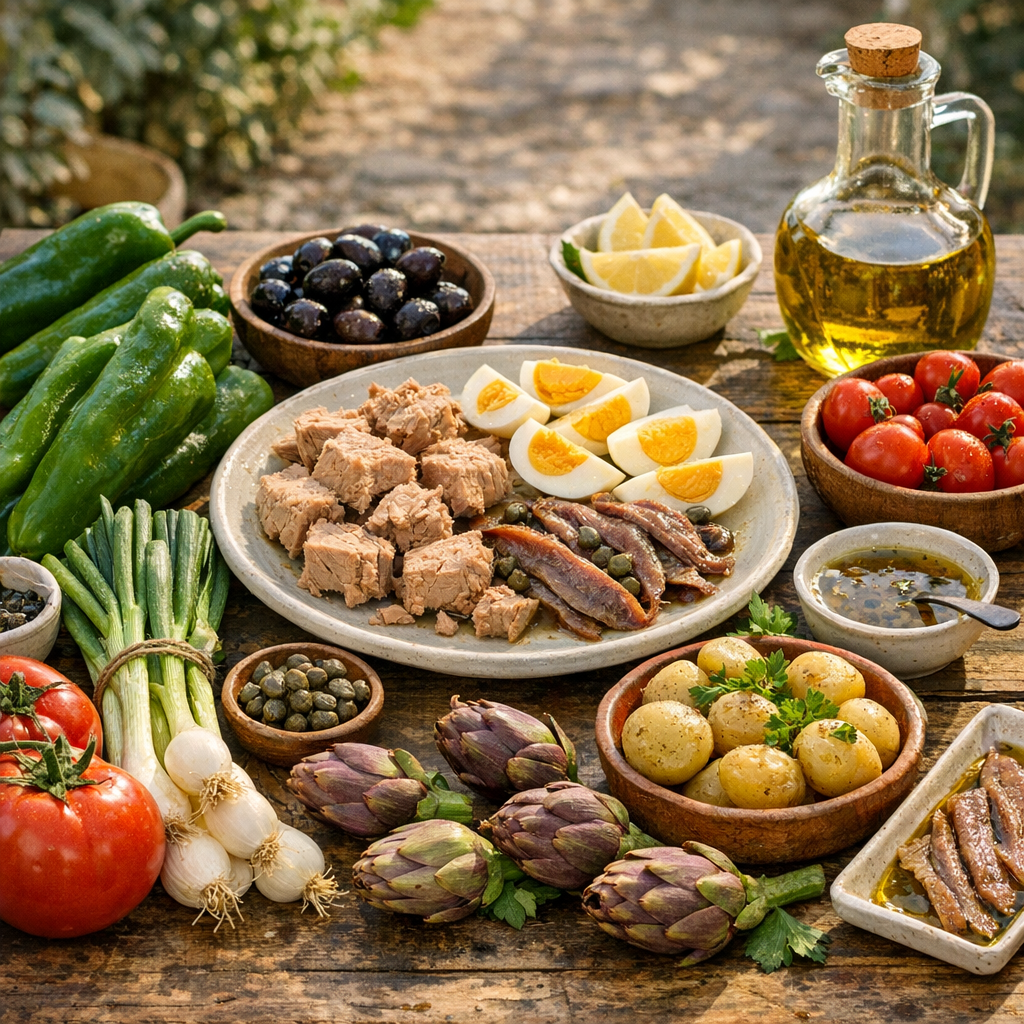 Quels ingrédients mettre dans une Salade Niçoise fidèle à Nice ?