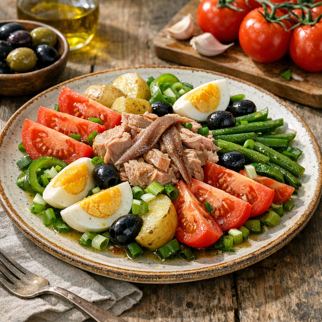 Comment réussir une Salade Niçoise Recette et vraiment nissarde