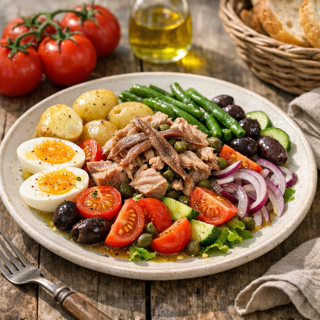 La Salade Niçoise Recette fidèle à l’esprit nissard