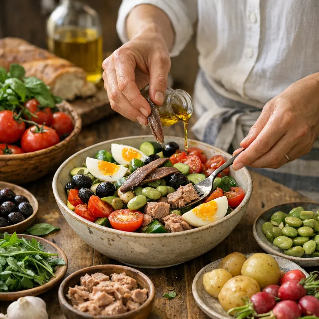 Les gestes qui font la différence dans une vraie recette niçoise