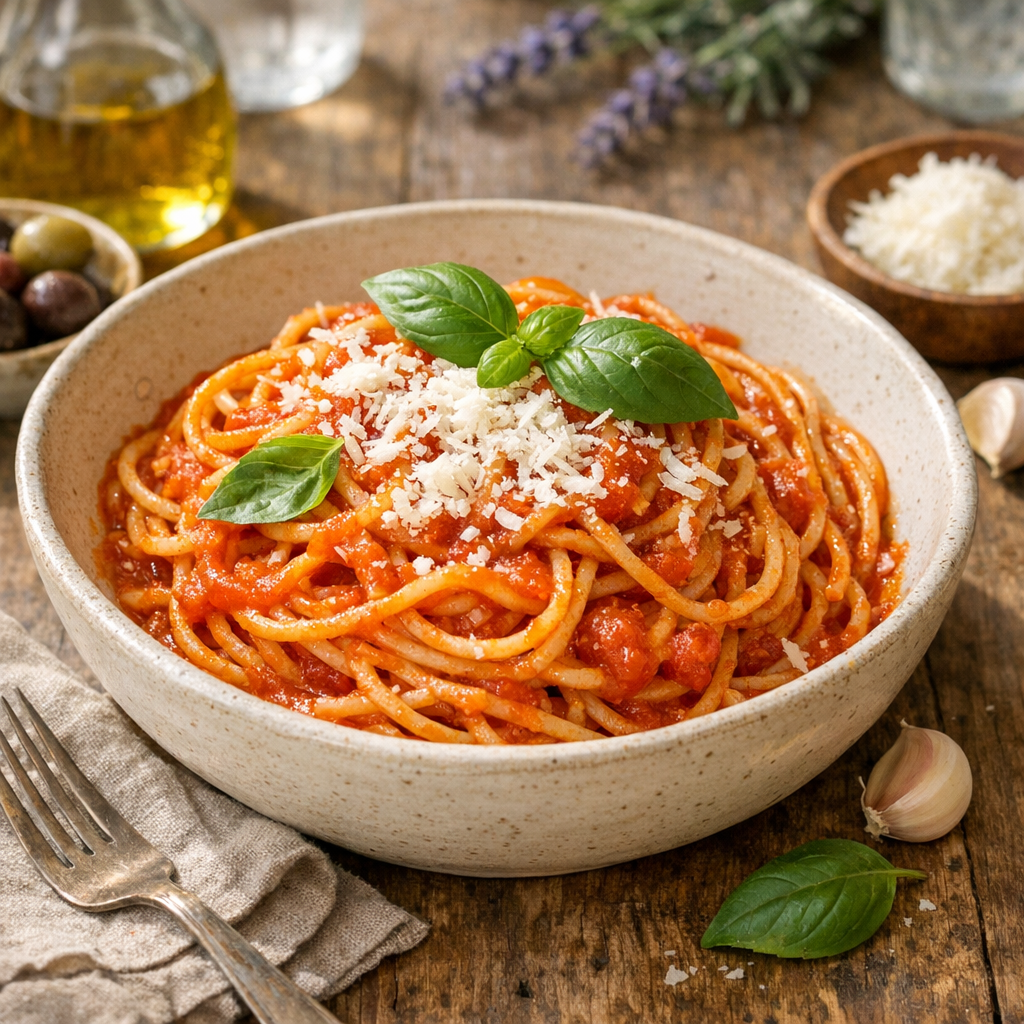 La sauce tomate pour les pâtes se joue au bon geste