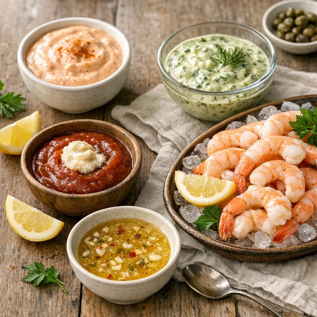4 sauces maison pour accompagner vos crevettes
