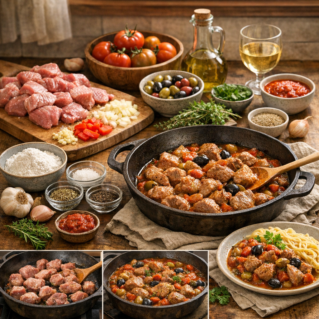 Recette du sauté de veau à la provençale&nbsp; : ingrédients, temps et étapes