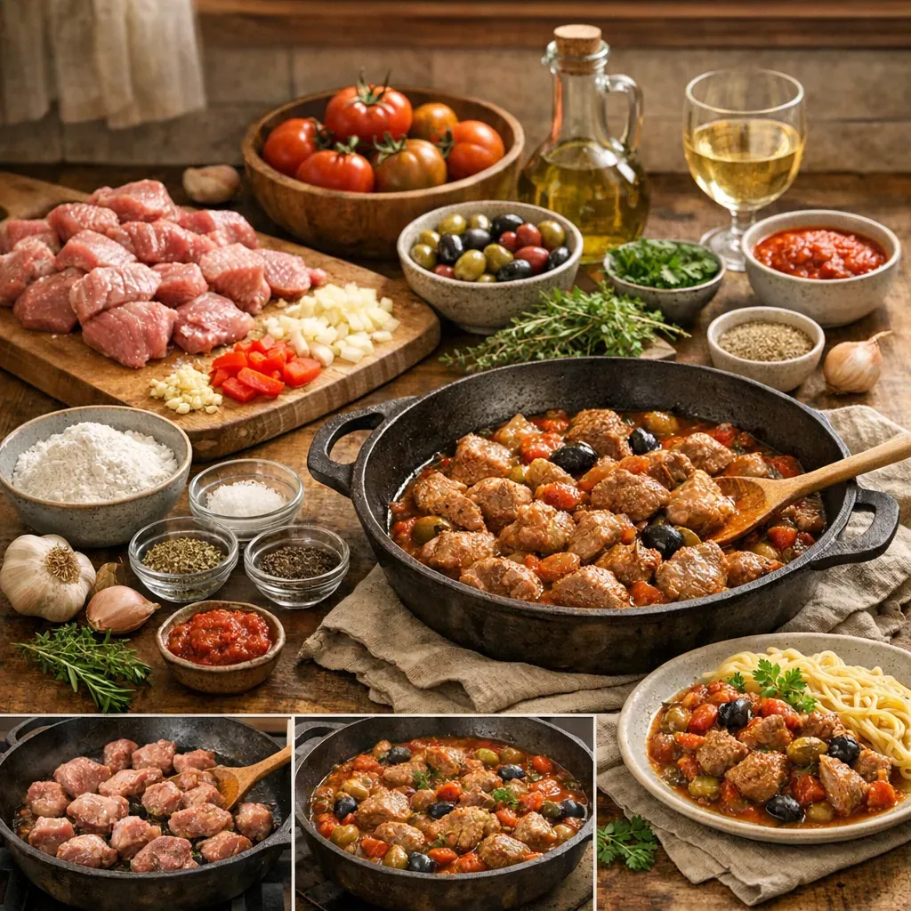 Recette du sauté de veau à la provençale : ingrédients, temps et étapes