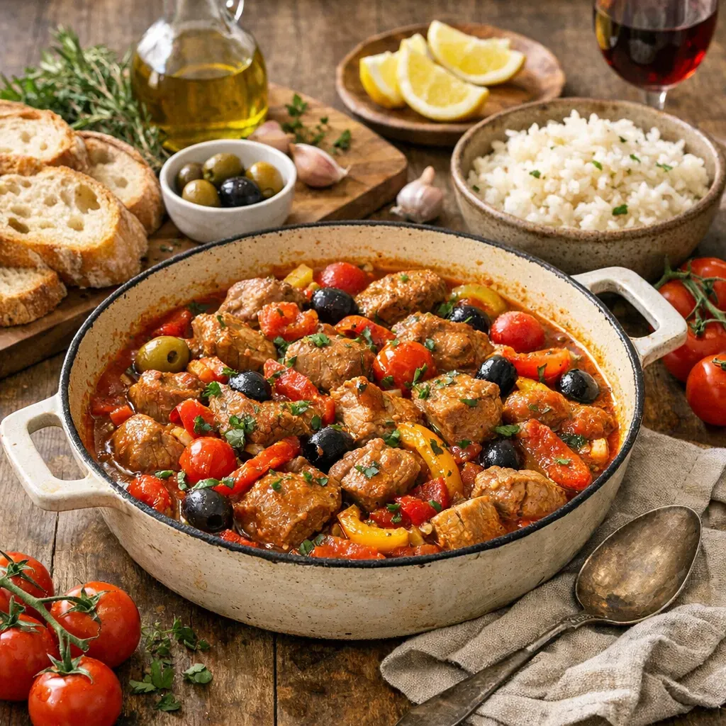 Recette de sauté de veau à la provençale