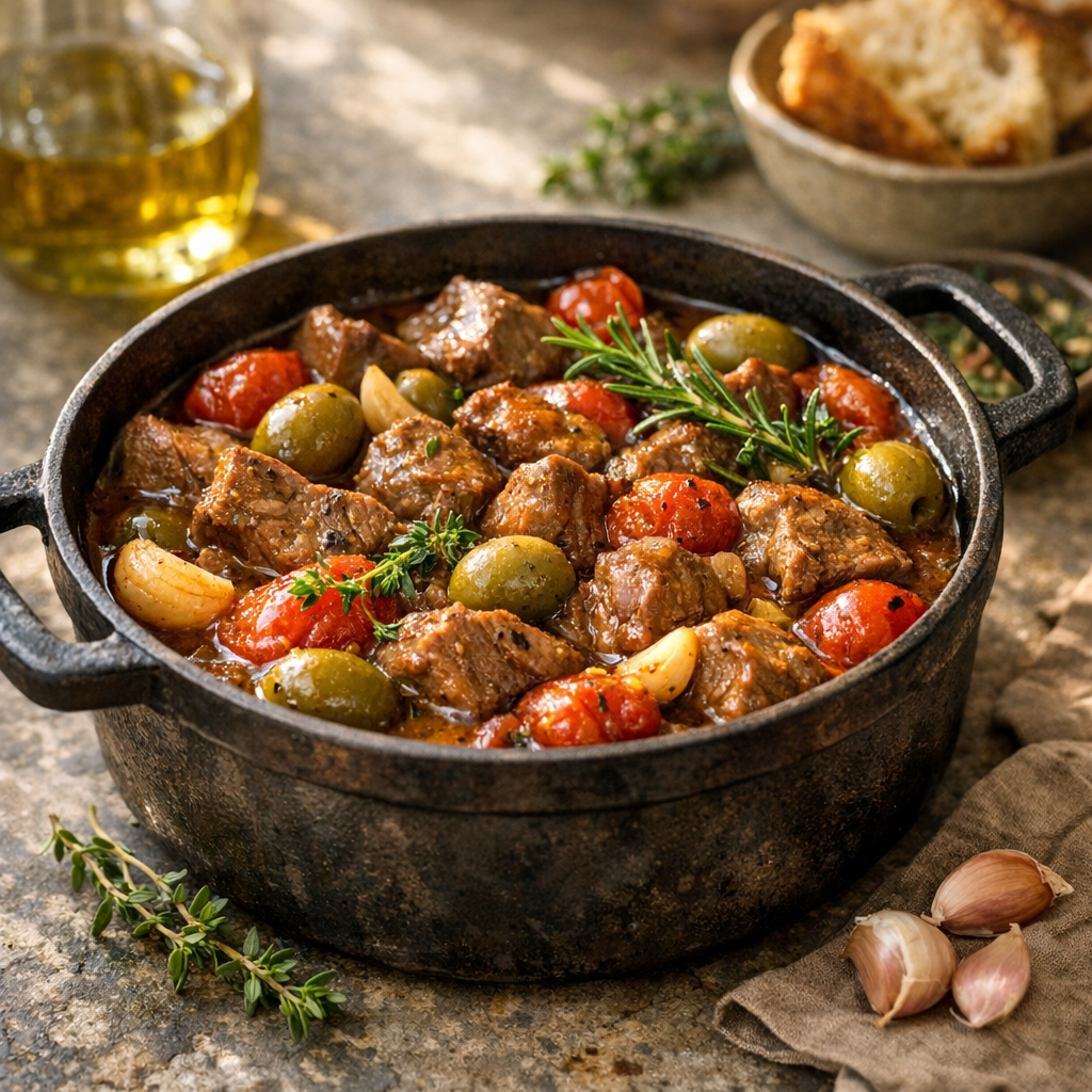 Le sauté de Veau à la Provençale se réussit en douceur