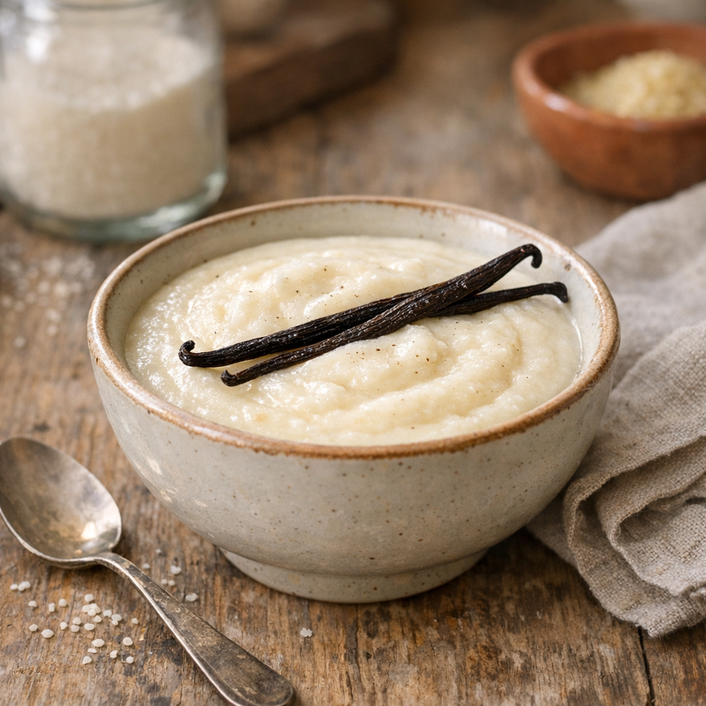 Comment réussir une Semoule au lait à la vanille crémeuse