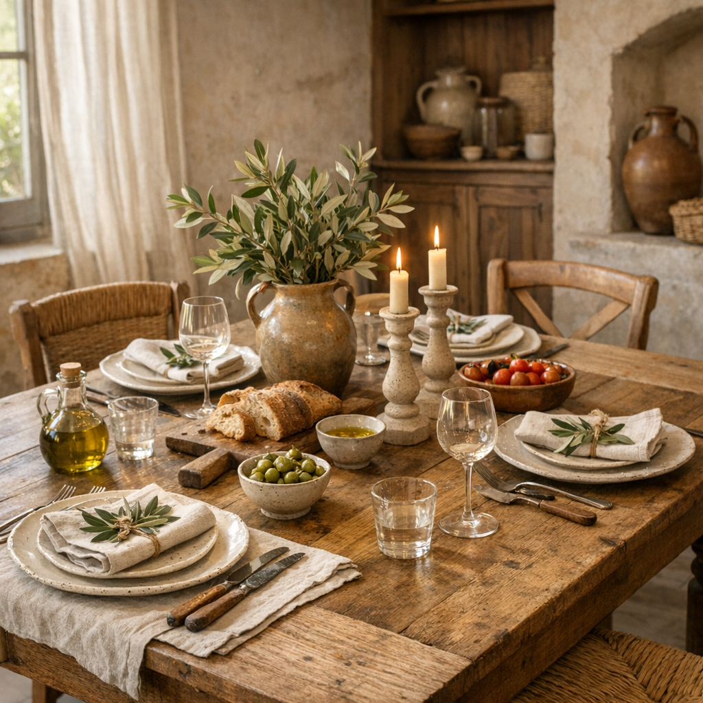 La Table Provençale réunit mobilier, repas et art de vivre