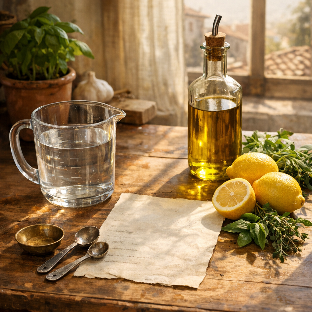 Un tableau de conversion en millilitres simplifie la cuisine