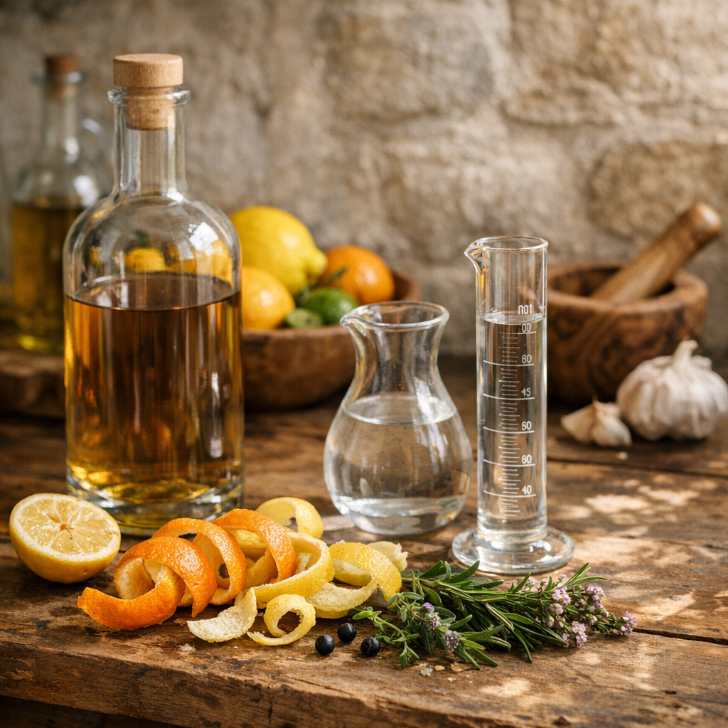 Le tableau de dilution de l’alcool aide à viser le bon degré