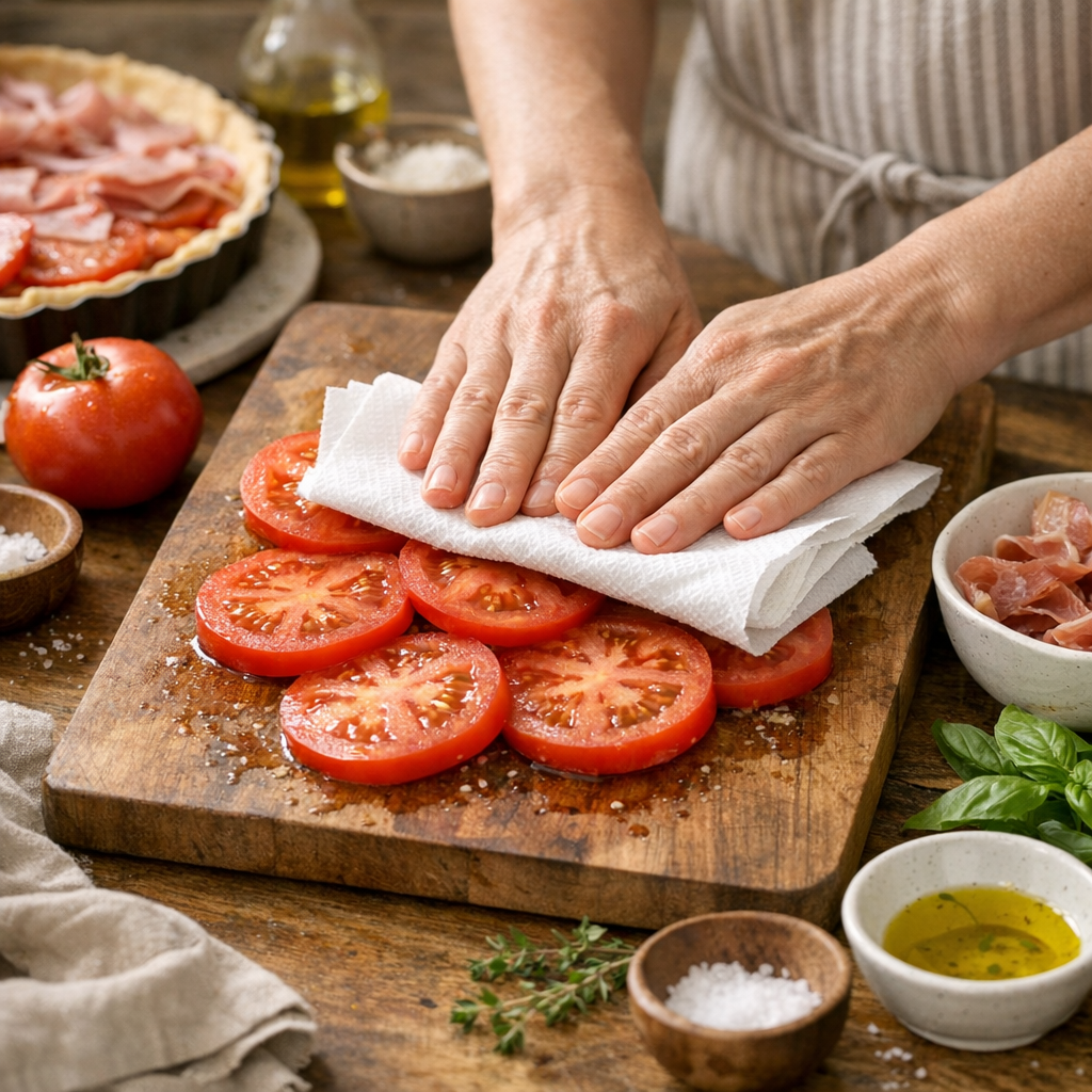 Conseils : comment absorber l'eau des tomates