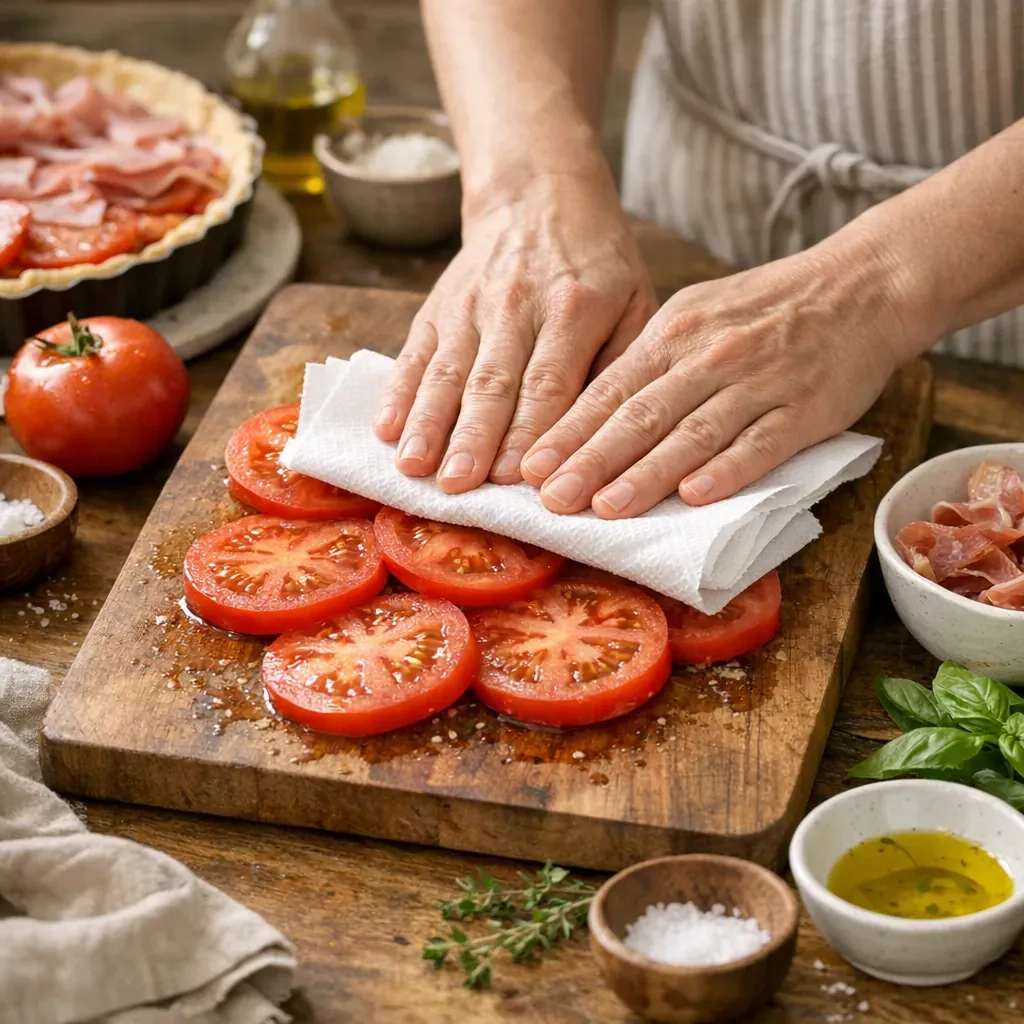 Conseils : comment absorber l'eau des tomates