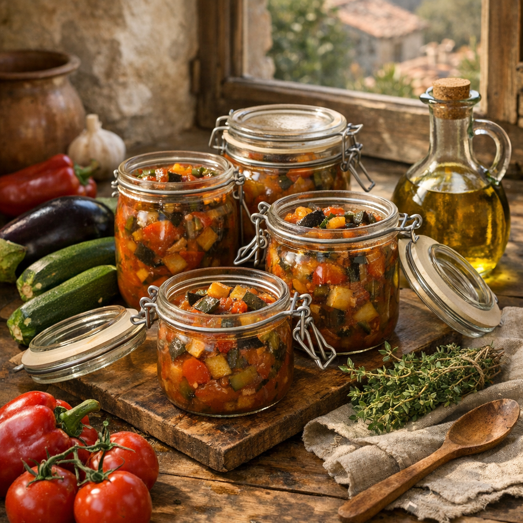 Quel temps de stérilisation pour la Ratatouille maison ?