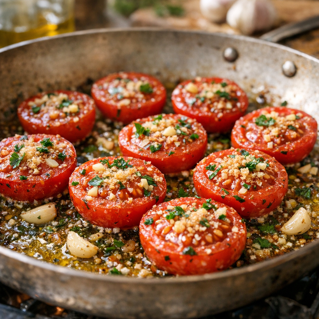 Tomate à la poêle : la recette provençale sans eau