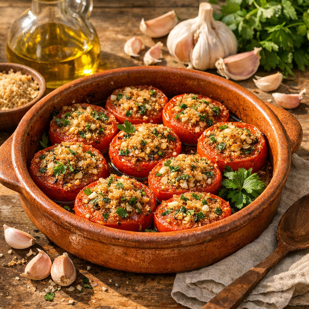 La tomate provençale au four se réussit sans excès d’eau