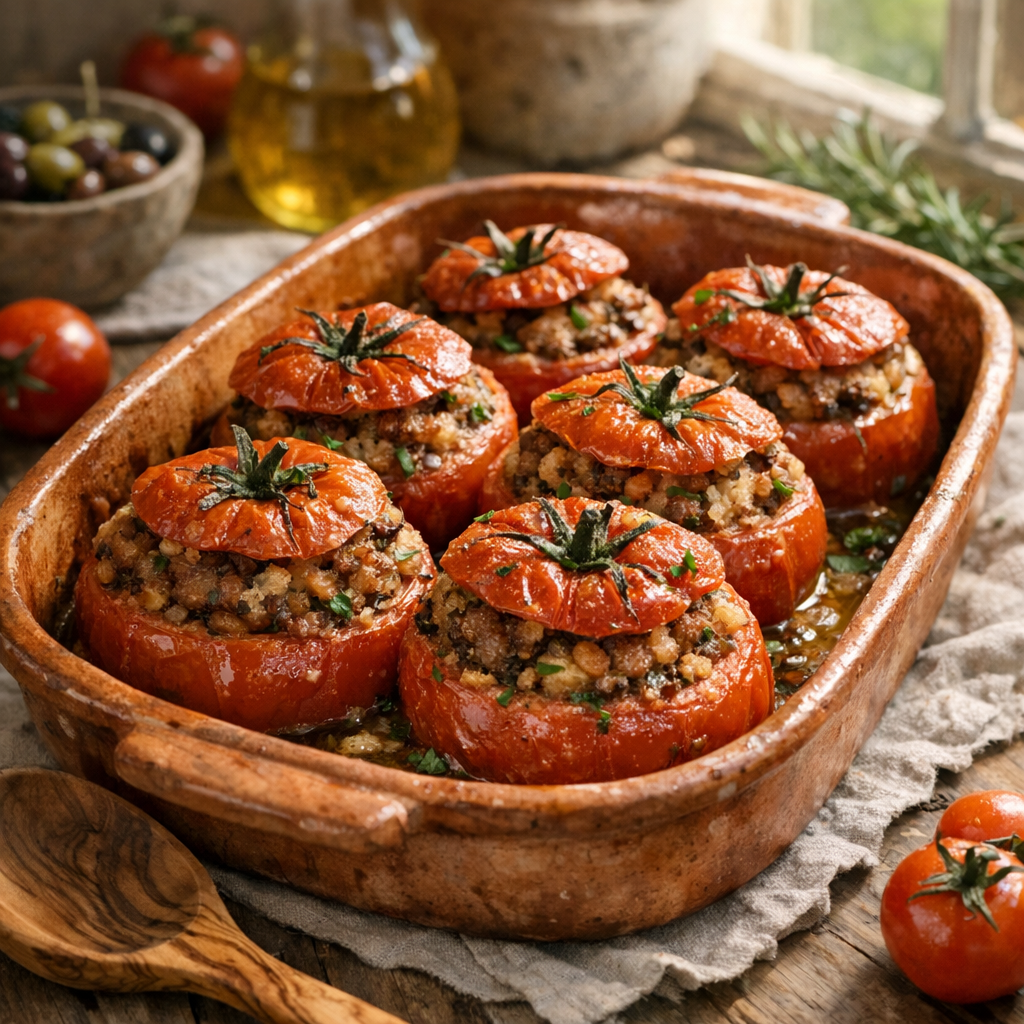 Les tomates farcies traditionnelles : recette et temps de cuisson