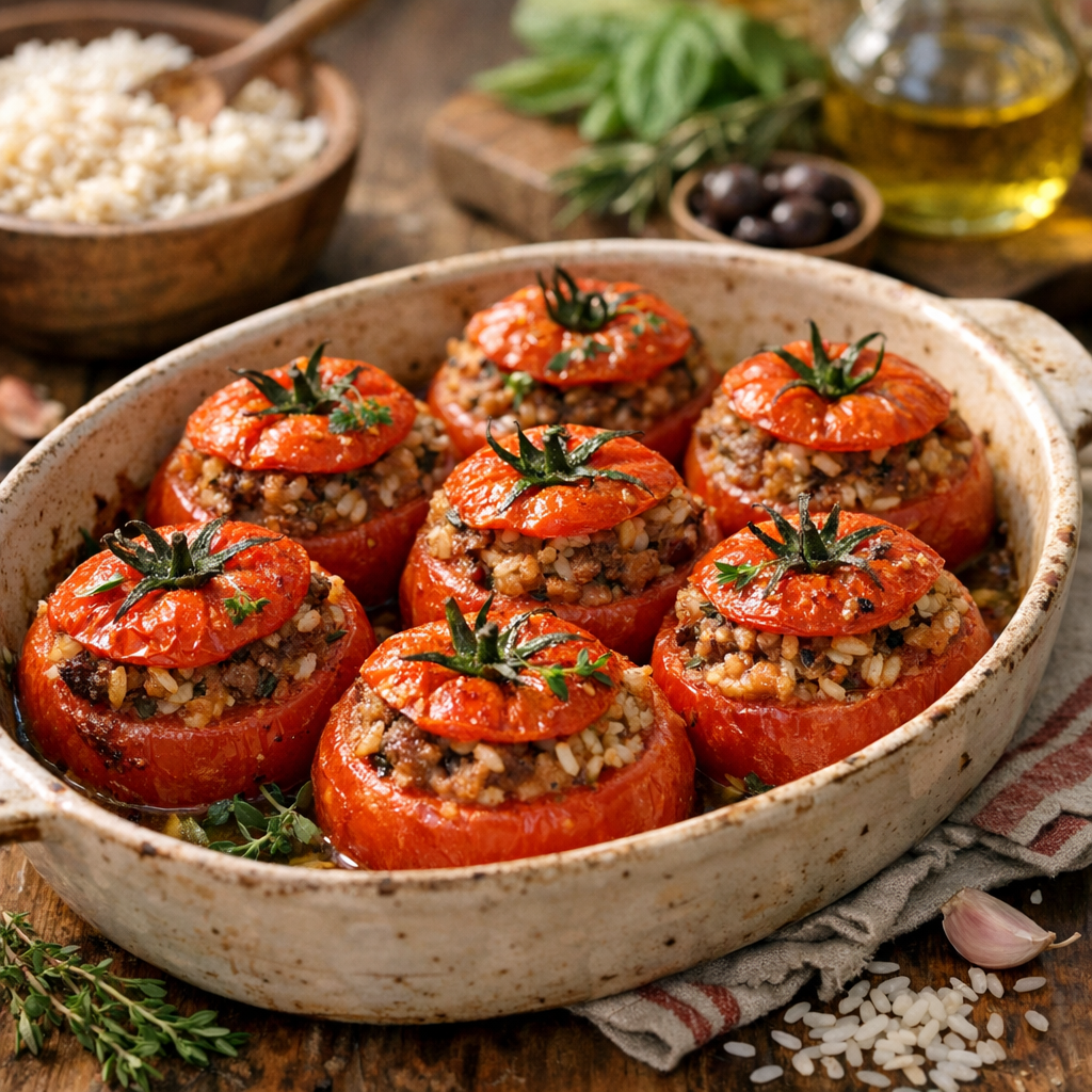Tomates farcies : la recette traditionnelle au four