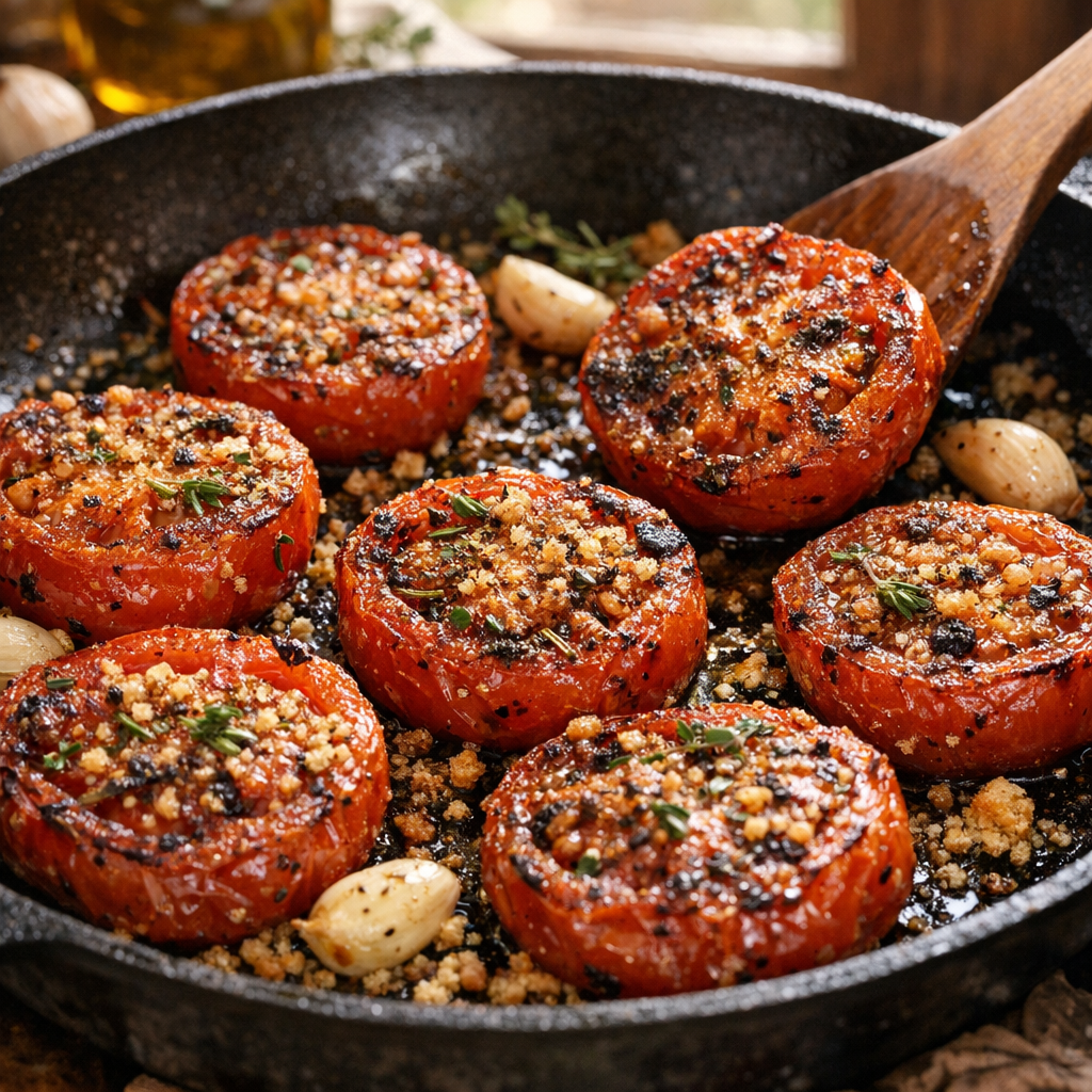 Les Tomates à la Provençale à la poêle : Recette facile