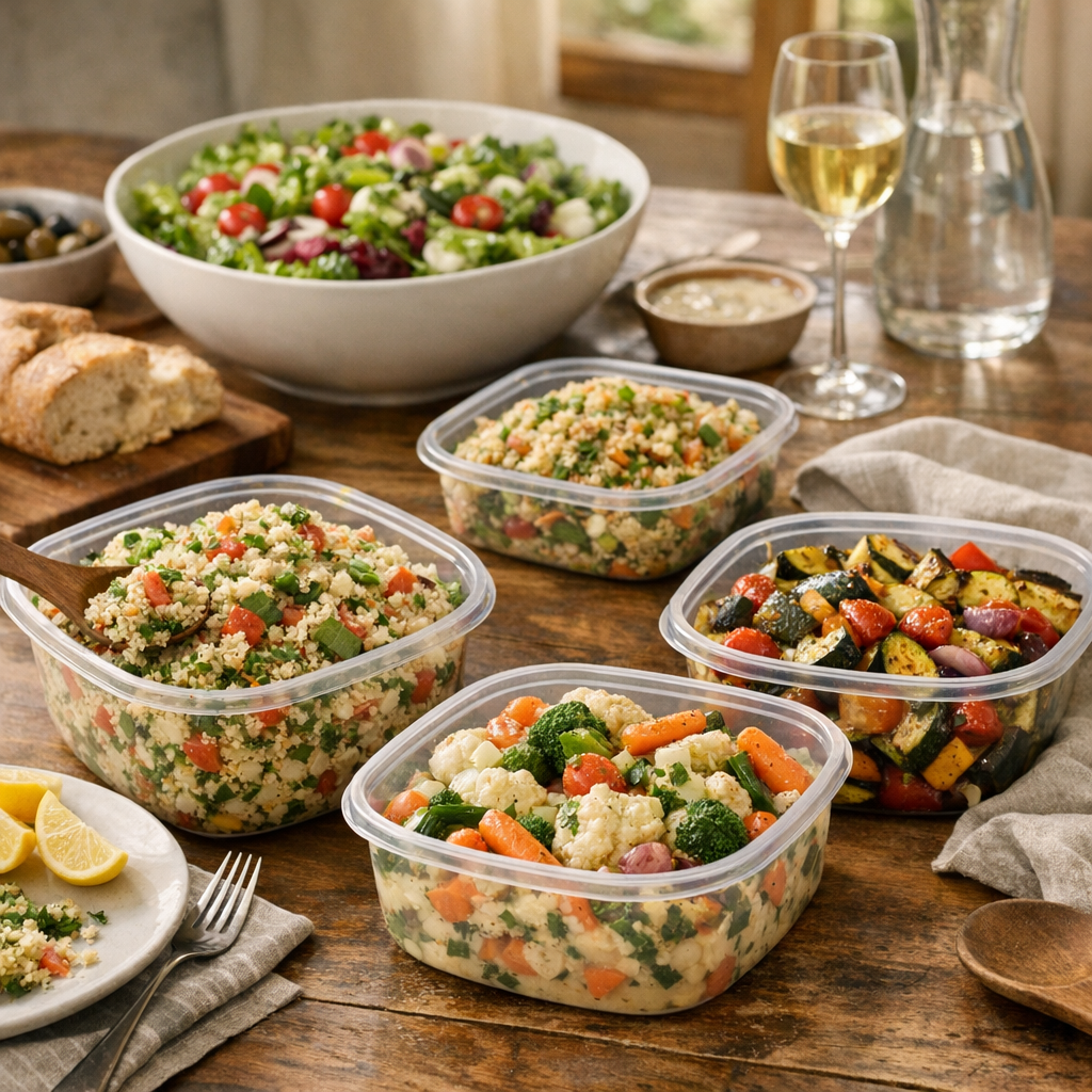 Une gamme dans le sens des usages à table : salades, taboulés et légumières chez vous