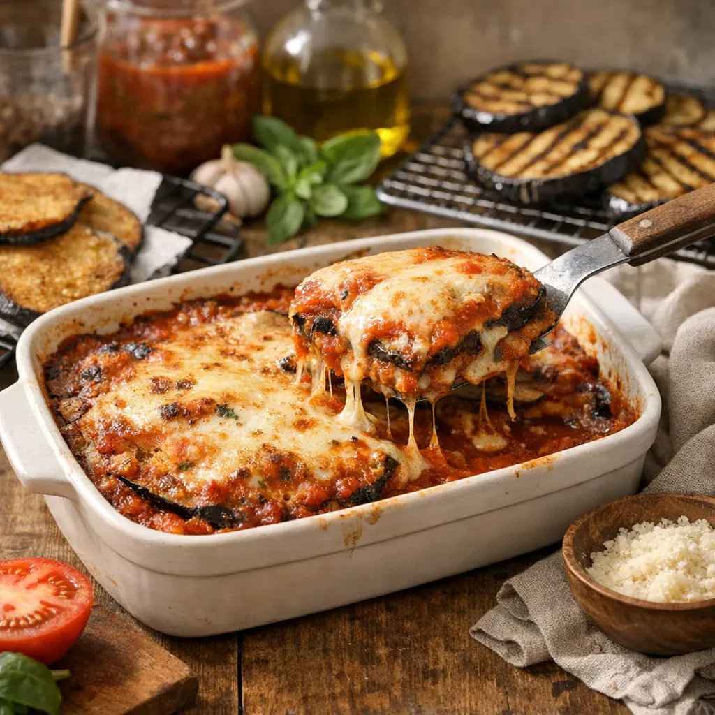Friture ou four : comment éviter une parmigiana aqueuse ou molle