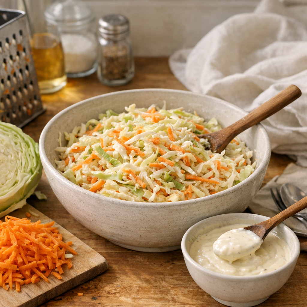 Chou, carotte et repos : réussir la salade sans la détremper