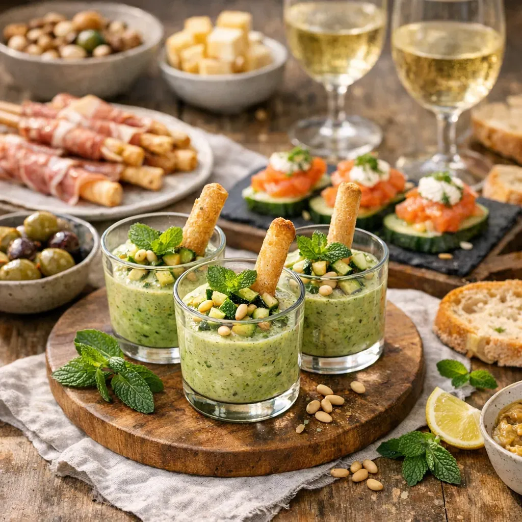 Variantes, garnitures et accords pour l'apéritif