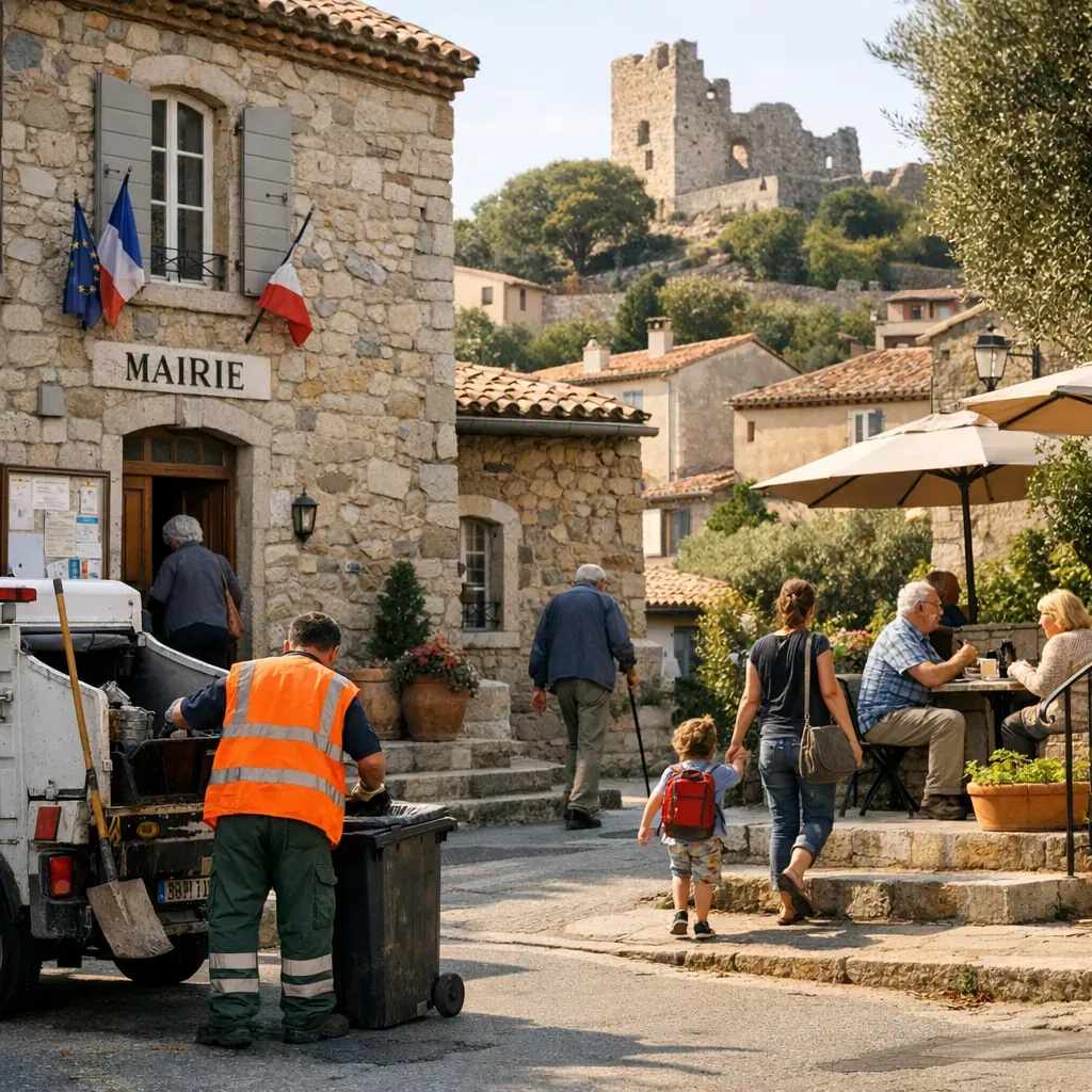 Mairie, services et vie quotidienne : la commune réelle derrière la carte postale